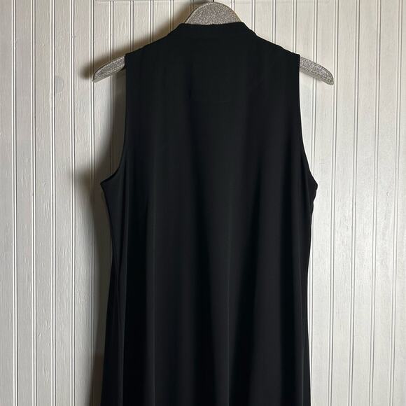 Bitte Kai Rand Black Sleeveless Button Front Dress - Picture 6 of 7